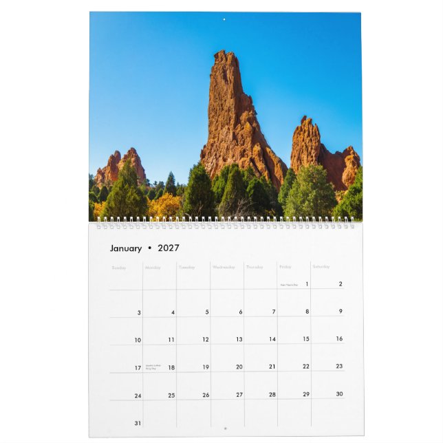 Jardim Colorado do Calendário dos Deuses de 2021 (Jan 2027)