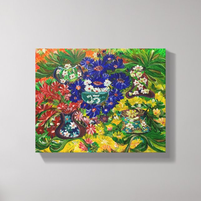 Jardim da Alegria - Pintura da Canvas Om (Frente)