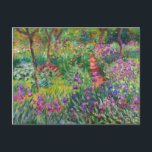 Jardim da íris de Monet no cartão de Giverny<br><div class="desc">Jardim da íris de Monet no cartão de Givern. Pintura a óleo nas canvas 1899. O jardim da íris em Giverny representa uma dos monet os mais coloridos e de pinturas amados da flor. O uso vibrante dos roxos, dos vermelhos, dos verdes e dos azuis faz este das partes impressionista...</div>
