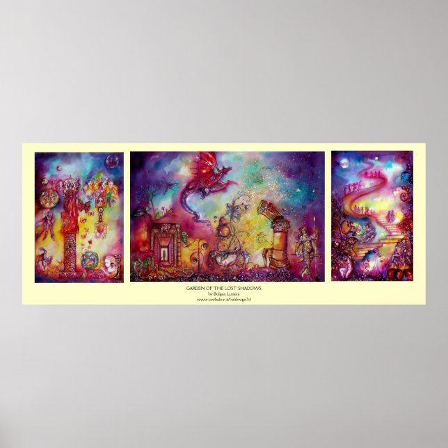 JARDIM DA POSTER DE SOMBRAS PERDIDAS (Frente)