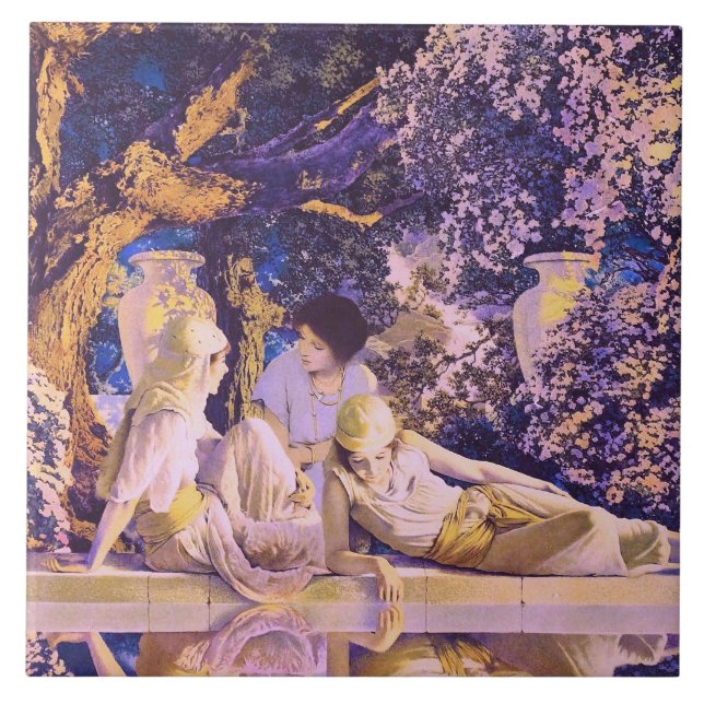 Jardim de Allah - grande azulejo (Frente)