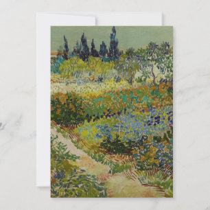 Jardim de Arles por Vincent Van Gogh