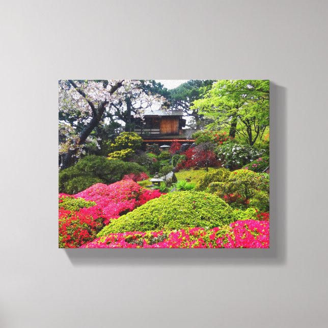 Jardim de chá japonês de São Francisco #12 Canvas (Frente)