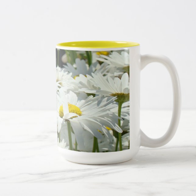 Jardim de Flores de Margaridas Canecas de café per (Direita)