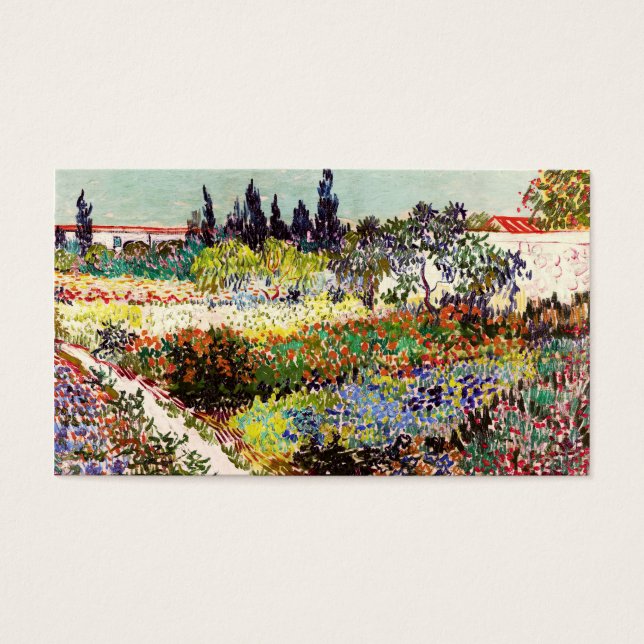 Jardim De Flores Van Gogh Em Arles Floral Fine Art (Frente)