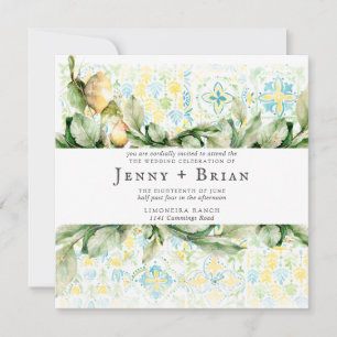 Jardim de Limão Italiano Casamento Boho Botânico