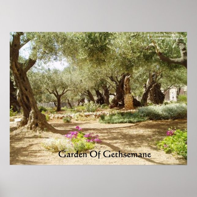 Jardim de Posters Cristãos Gethsemane (Frente)