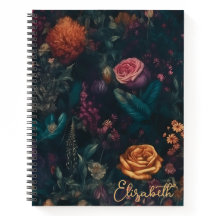 Jardim de Rosa Selvagem Selvagem Escura Personaliz