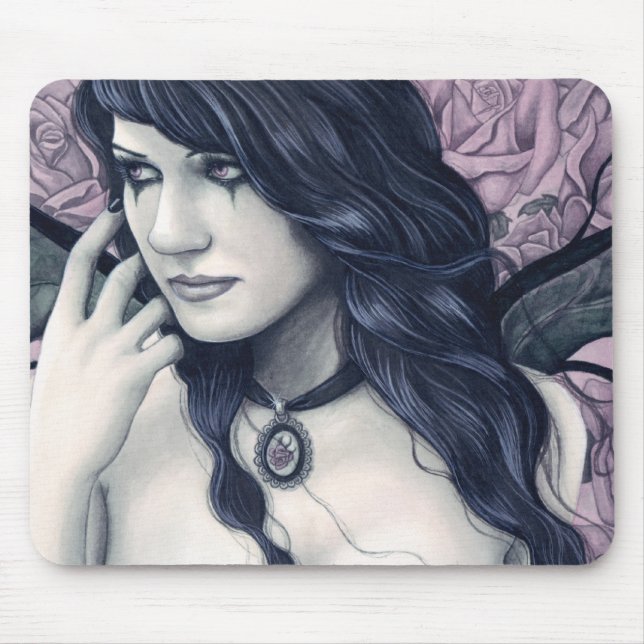 Jardim de rosas Mousepad (Frente)