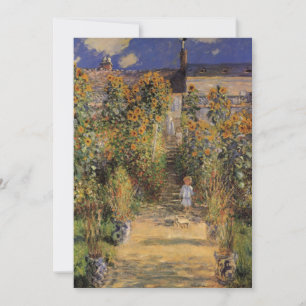 Jardim do Artista em Vetheuil por Claude Monet