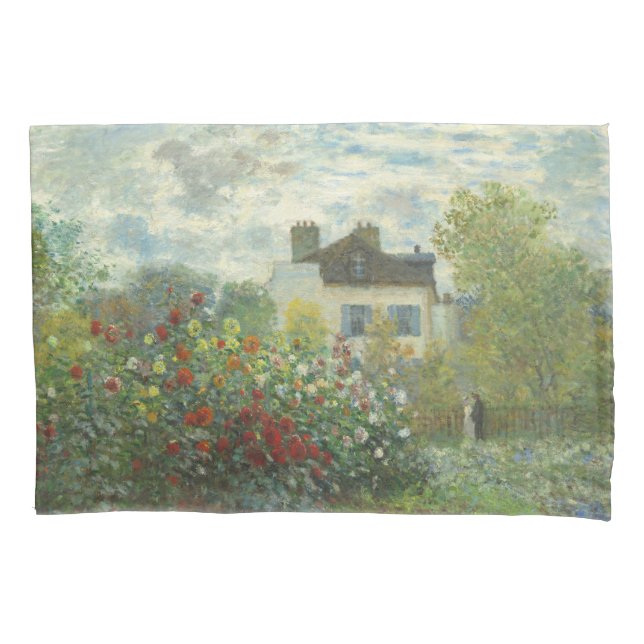 Jardim do Artista Monet em Argenteuil Pintura (Frente)