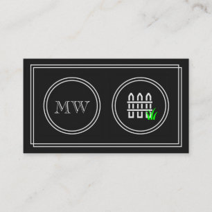 "Jardim do filme silencioso" que cerca cartões de