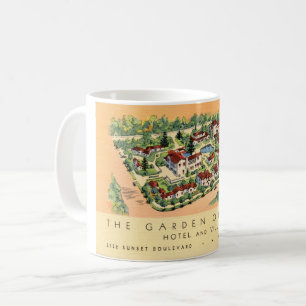 Jardim do Hotel Allah, caneca de café de Hollywoo