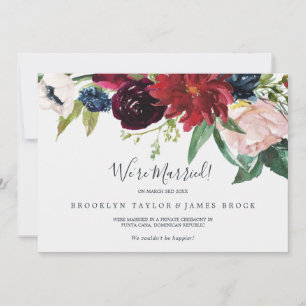 Jardim do outono   Anúncio de Elopemento da Borgon