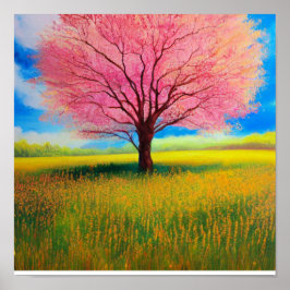 Jardim em Primavera Poster