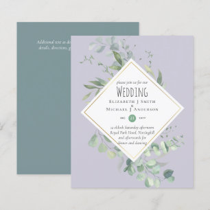 Jardim Eucalyptus Greenery DUSTY Casamento Roxo