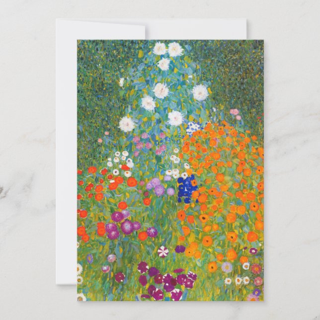 Jardim Flor | Gustav Klimt (Frente)