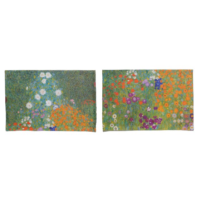 Jardim Flor (por Gustav Klimt) (Frente - conjunto)
