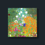 Jardim Flor por Gustav Klimt Impressão de Tela<br><div class="desc">Jardim Bauerngarten / Jardim Flor / Jardim de Algodão pintado em 1905 pelo Symbolista Austríaco e Artista Art Nouveau Gustav Klimt (1862-1918) - tela de arte.</div>