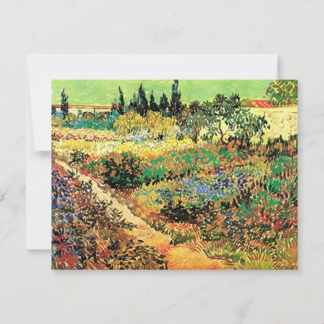 Jardim Florido com Caminho de Vincent van Gogh (Frente)