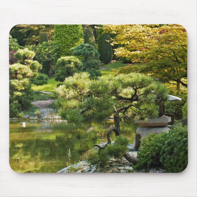 Jardim Japonês Mousepad (Frente)