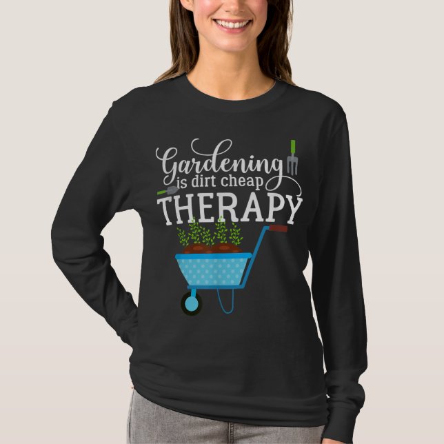 Jardim Jardim é Camisa de Terapia Barata (Frente)