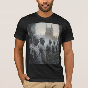 Jardim Memento Mori — Camiseta de Arte Gótica para