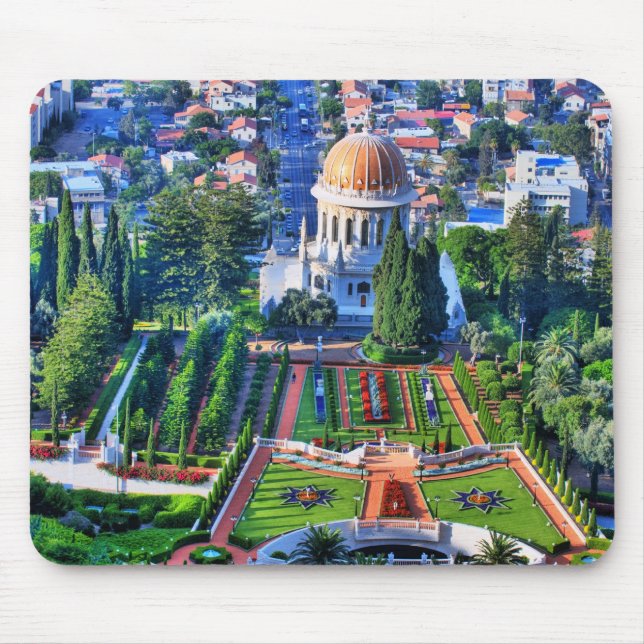 Jardim Mousepad de Baha'i (Frente)