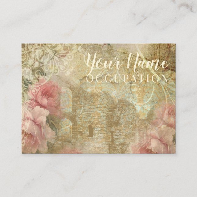 Jardim Romântico - Cartão de visita (Frente)