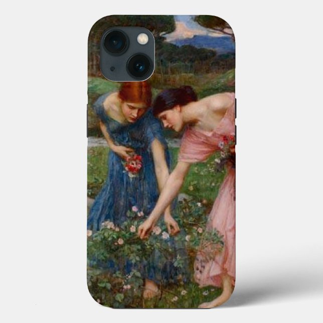 Jardim Romântico Vintage Mulheres Pré-Rafaelitas (Verso)