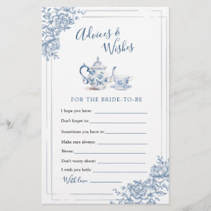 Jardim Vitoriano Azul - Advertência e Desejos