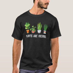 Jardinagem 4\Plantas São Amigos Camiseta de Jardin