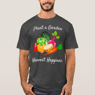 Jardinagem Camisa Camisa Jardim Vegetais Colheita 