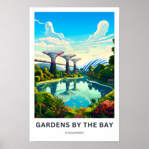 Jardins Da Baía De Singapura Viagem Impressão
