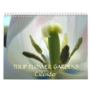 JARDINS DE FLORES DE TULIPA Calendários Presentes 