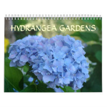 Jardins de Hortênsias Calendário Hortênsias Azuis