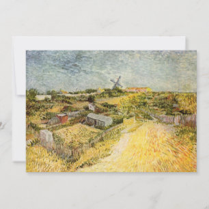 Jardins de Legumes, Montmartre por Vincent van Gog