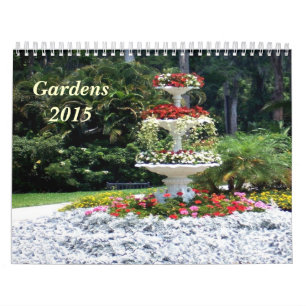 Jardins e Flores 2015 Calendário