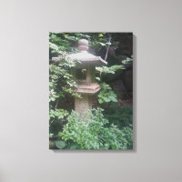 Jardins Japoneses de Canvas de Estátua Pagoda Ston