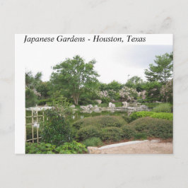 Jardins Japoneses - Houston, Texas - Cartão Postal