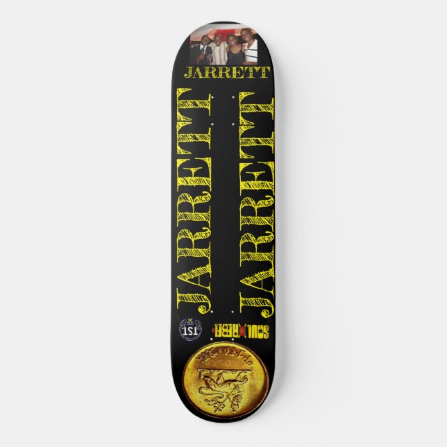 JARRETT JMT 8, 1/4", skateboard Deck (Frente)