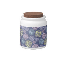 Pontos pastel padrões cor-de-rosa azul púrpura