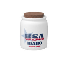 Pote de doces Idaho EUA 1890