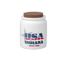 Pote de doces Indiana USA 1816