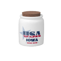 Pote de doces Iowa USA 1846