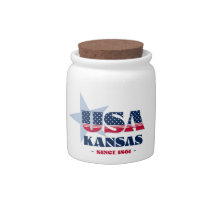 Pote de doces Kansas USA 1861