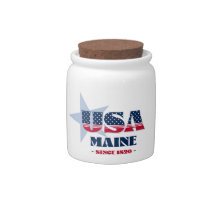 Pote de doces Maine USA 1820