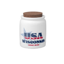 Pote de doces Wisconsin USA 1848
