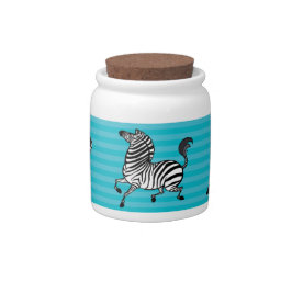 Jarro De Doces Pote de doces Zebra