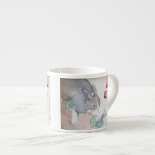 Jaspe a caneca do café do coelho